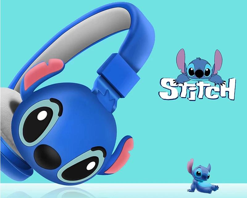 Disney-Fones de ouvido Bluetooth sem fio com microfone, ponto, AH-806, som estéreo HIFI, fones de ouvido dobráveis, anime dos desenhos animados, presente infantil, novo